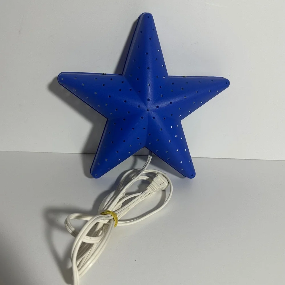 IKEA Smila Stjarna Blue Star Wall Lamp Kids Room Night Light Anna Efverlund